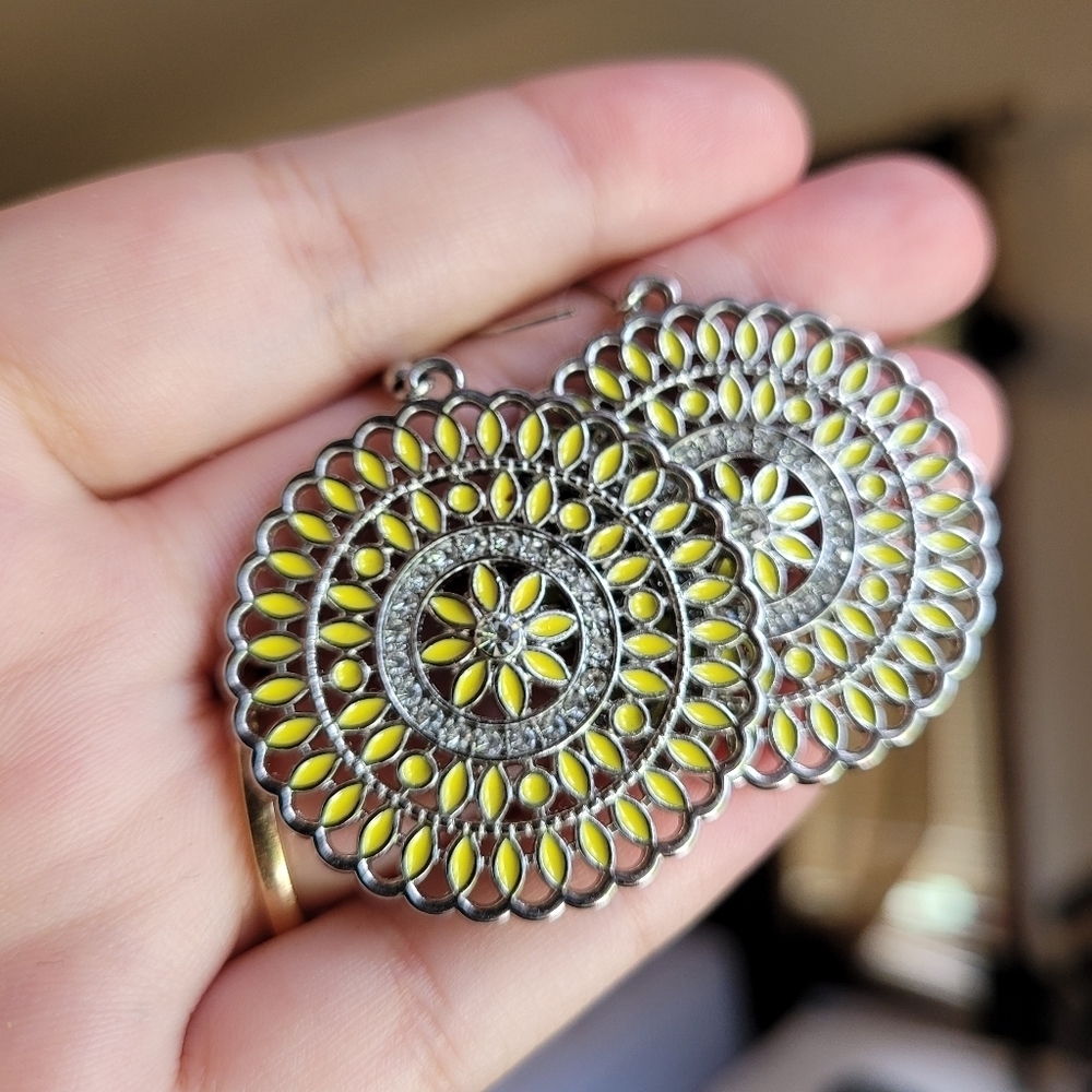 Yellow Earrings